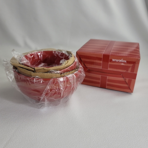 Temp-Tations Stripe 3-Pc Nesting Bowl Set - Picture 5 of 11